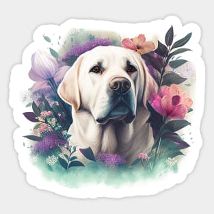 White Lab Sticker